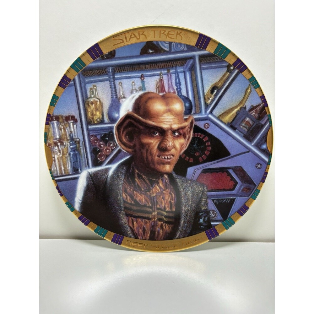 Star Trek Deep Space 9 (DS9) Proprietor Quark Collection Hamilton Plate